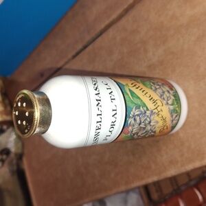 Vtg Caswell-Massey Blue Hyacinth Floral Talc 3.5 Oz.